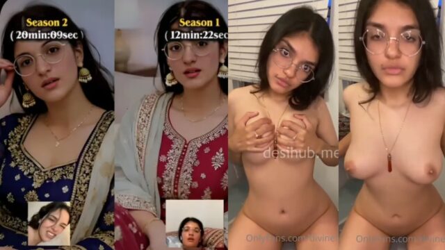 Beautiful Chashmish Girl Latest Trending 2 Nude Videos Jiggling Boobs and Dildo Riding, Indian Leaks
